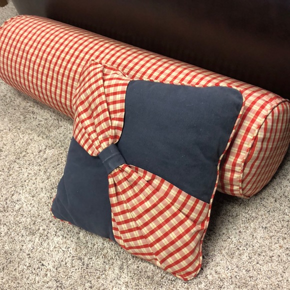 Custom 5 piece set. pillows & Twin dust ruffle - Picture 2 of 5